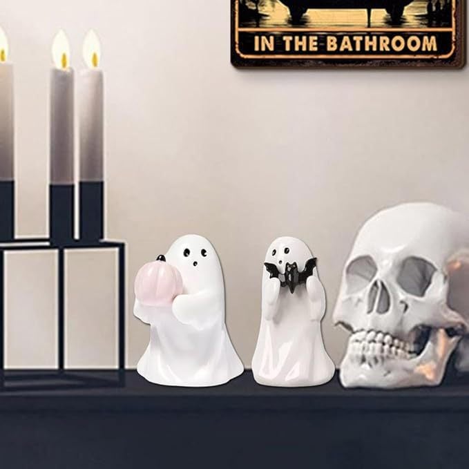 ✨2024 Bootiful Ceramic Cute Ghost Statue 👻🔥BUY 2 Free Shipping