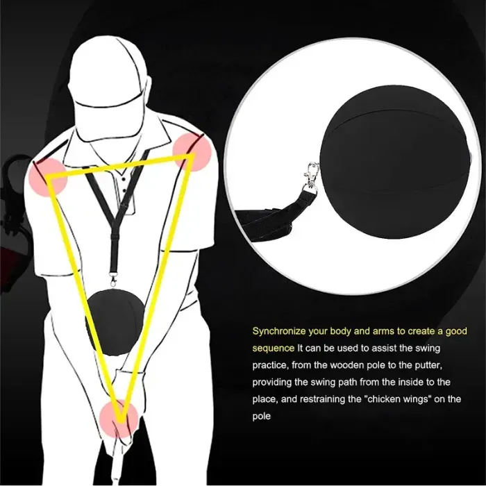 Golf Training Aids, Smart Ball, Arms Forearm Elbow Between Posture Teaching Practice Equipment Tool