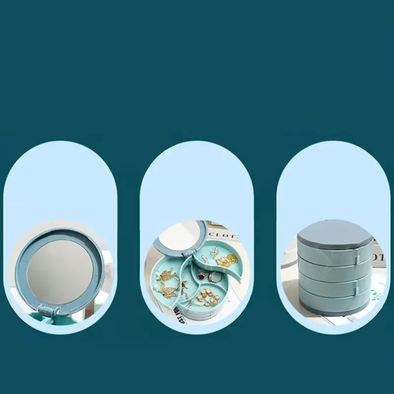 🔥65% Off🔥4 Layers Rotatable Jewelry Storage Box