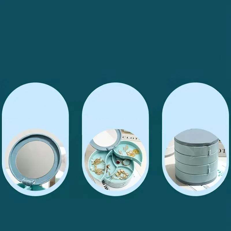 🔥65% Off🔥4 Layers Rotatable Jewelry Storage Box