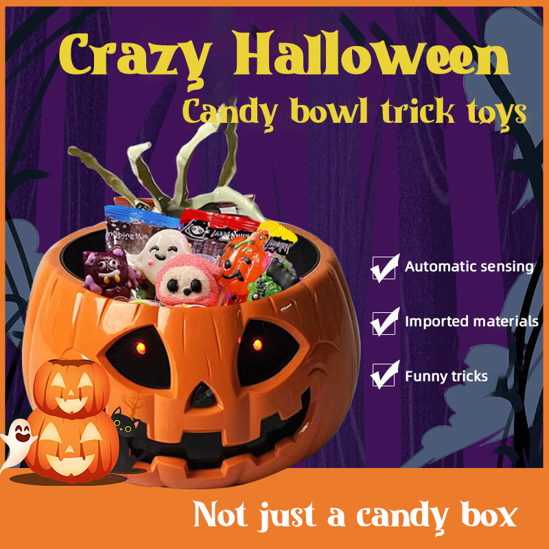 Halloween Pumpkin Candy Bowl