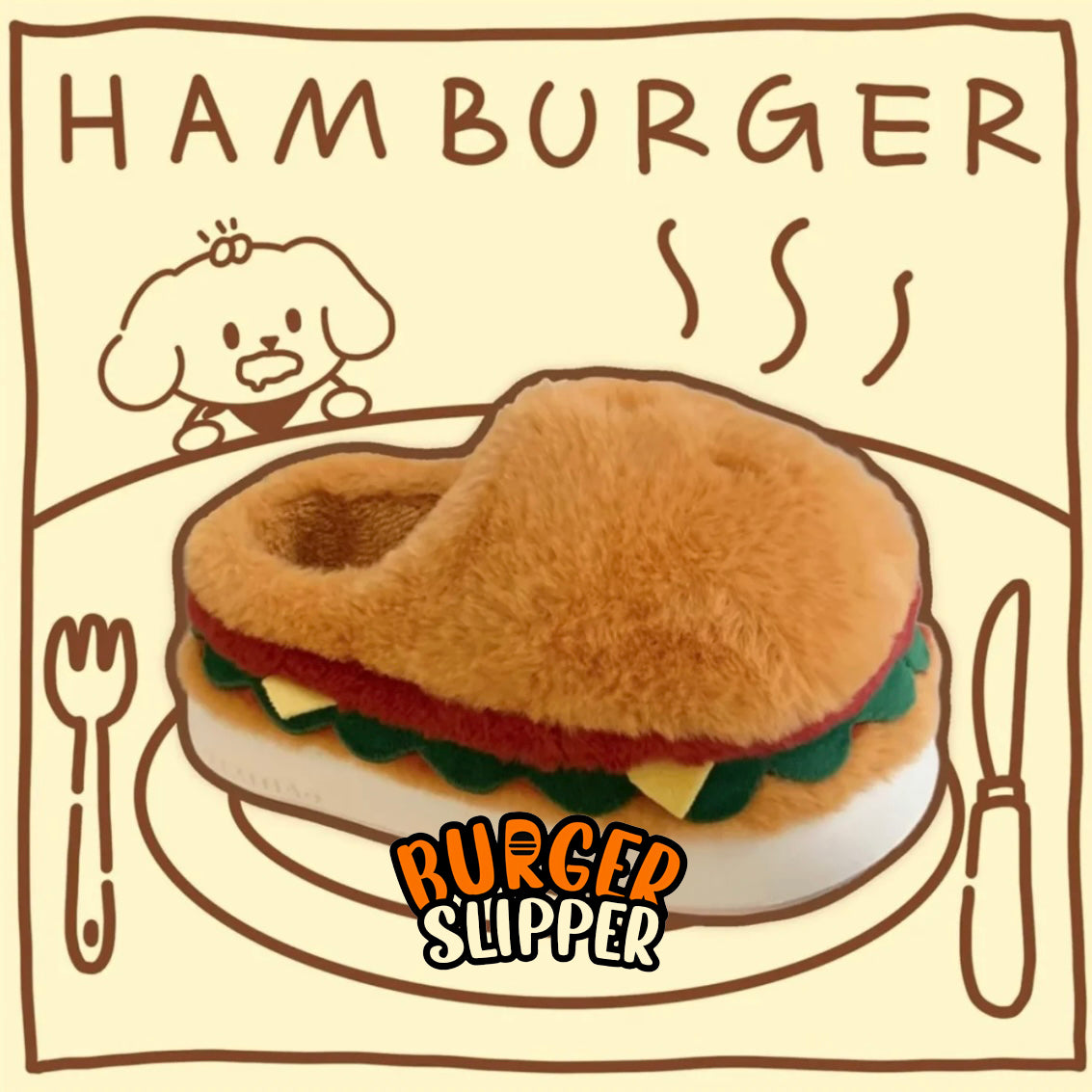 Burger Slipper