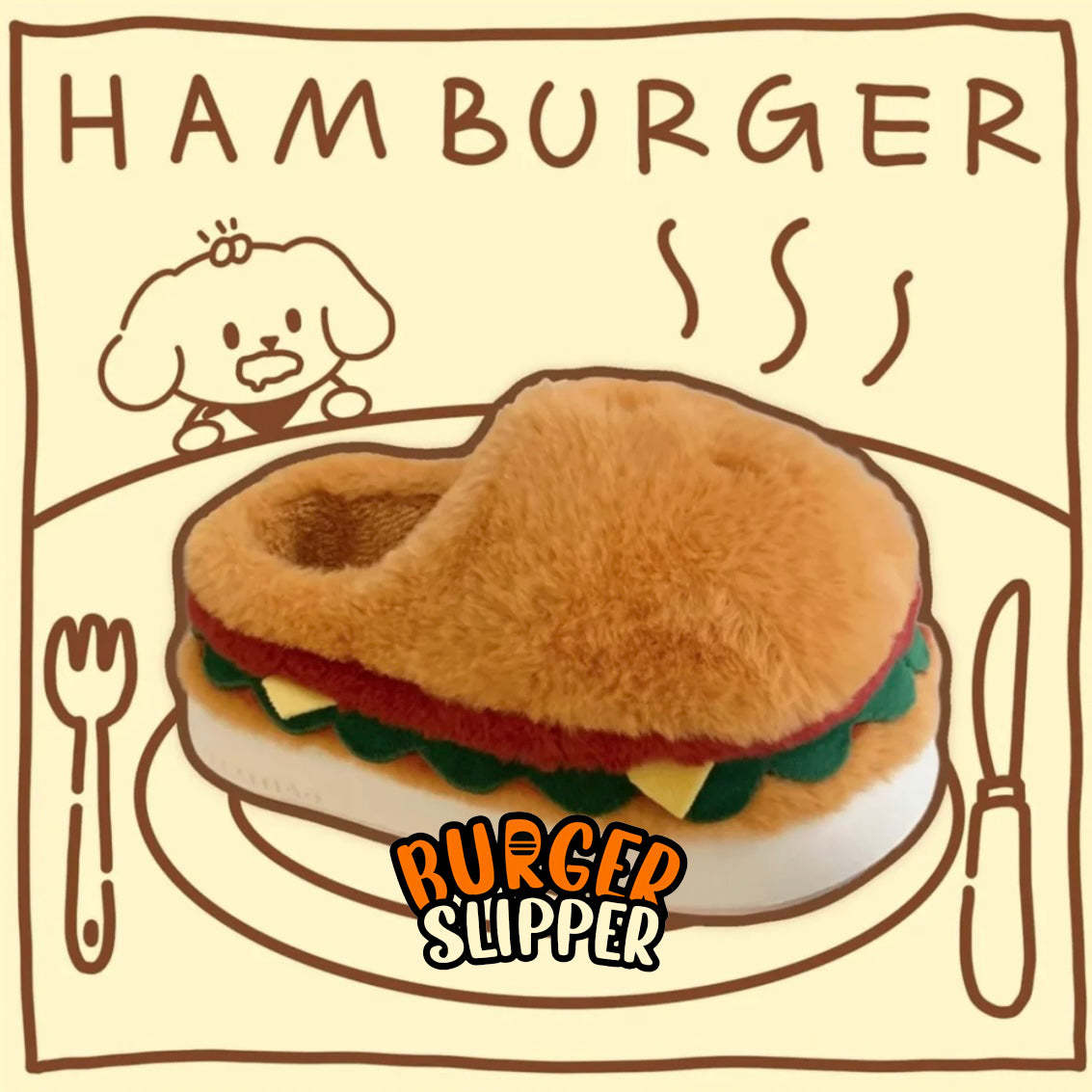 Burger Slipper