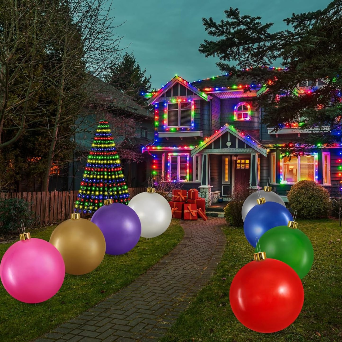 🔥Early Christmas 60% OFF🎈Oversized Inflatable Christmas Ball Decoration