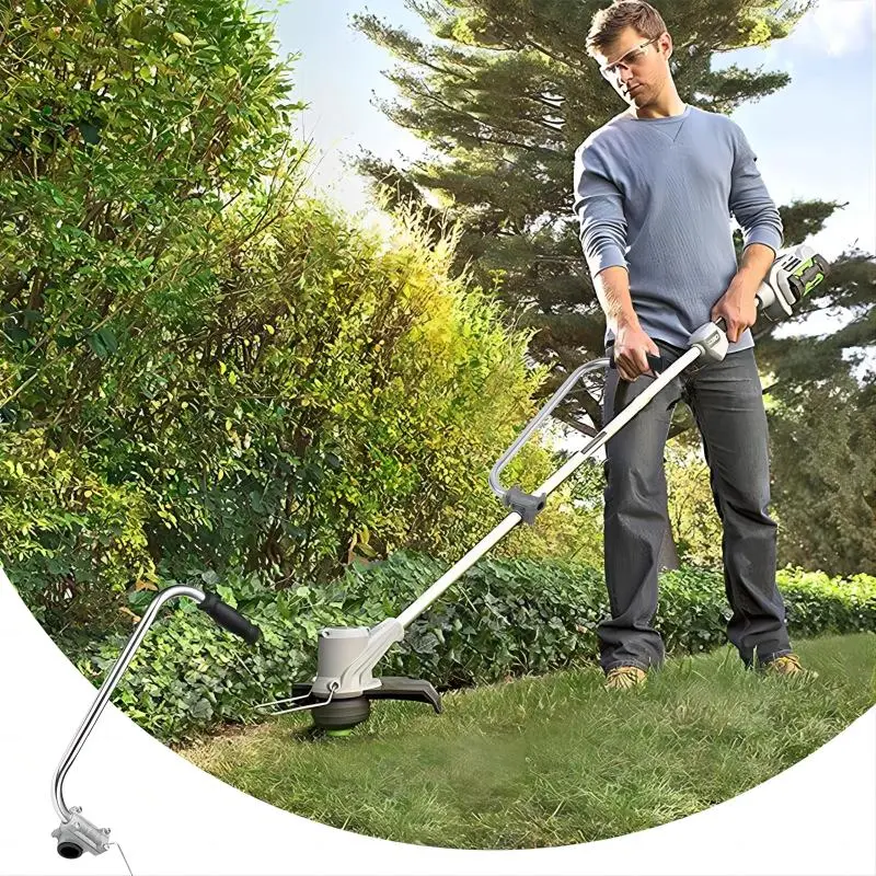 Ergonomic lawn mower auxiliary handle,handle extension,fits 99% of commercial and residential trimmers,say goodbye to hand and back fatigue