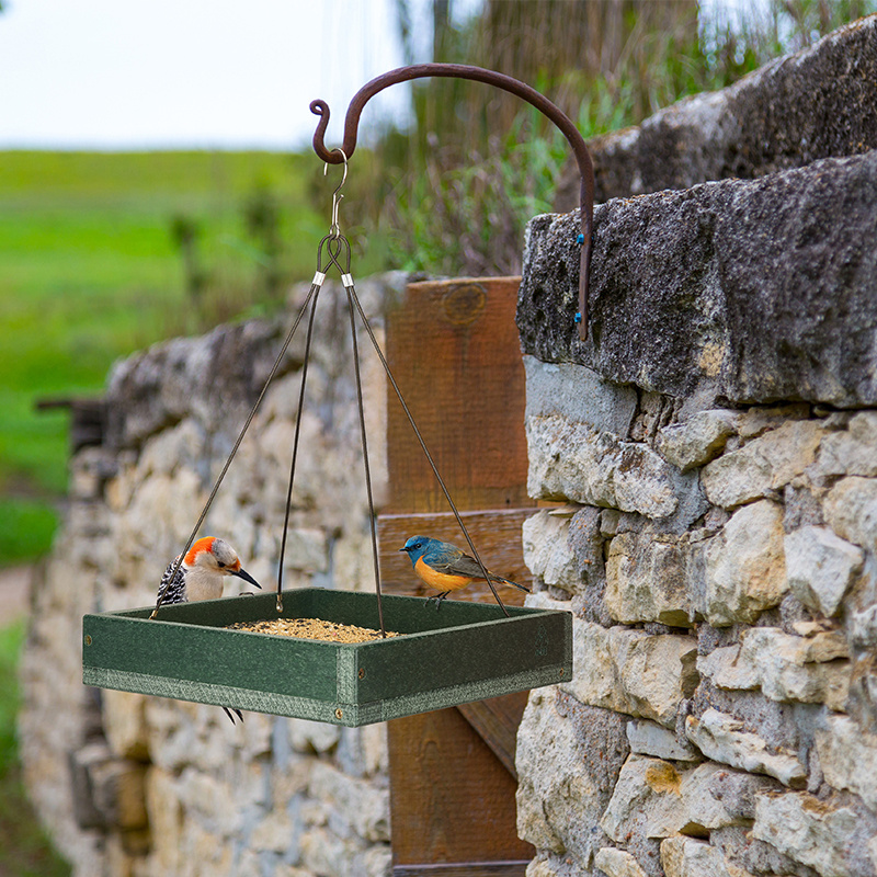 Kingsyard Large Capacity Platform Bird Feeder