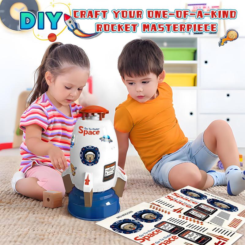 Water Rocket, Sprinkler Water Rocket Launcher Outdoor Water Toys for Kids,Rocket Design Water Powered Liftoff 9-16ft & Spin,Summer Garden Lawns Water Summer Backyard Garden Water Toys for Kids,Birthday Gift for Girls Boys