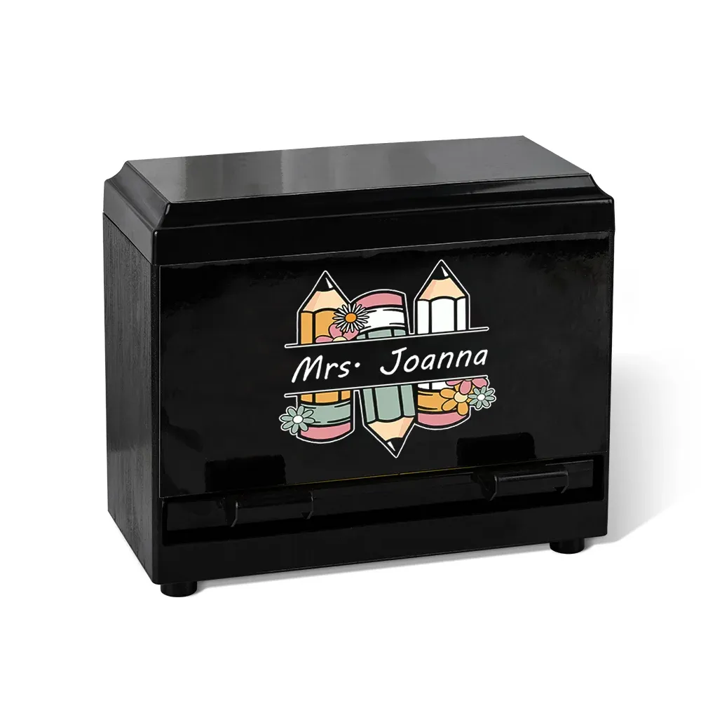 Personalized Pencil Design Pencil Dispenser with Name 