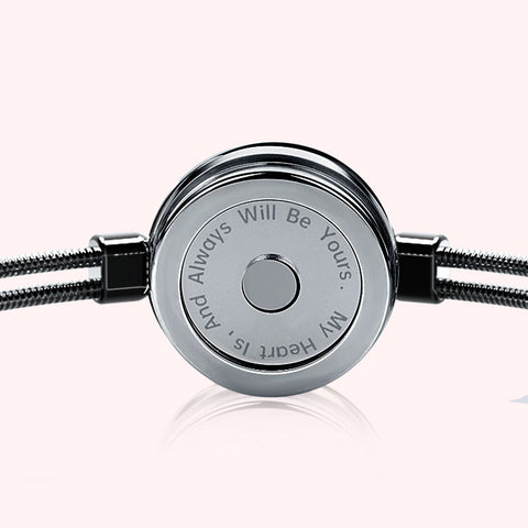 Sun&Moon Touch Bracelets with Snake Chain