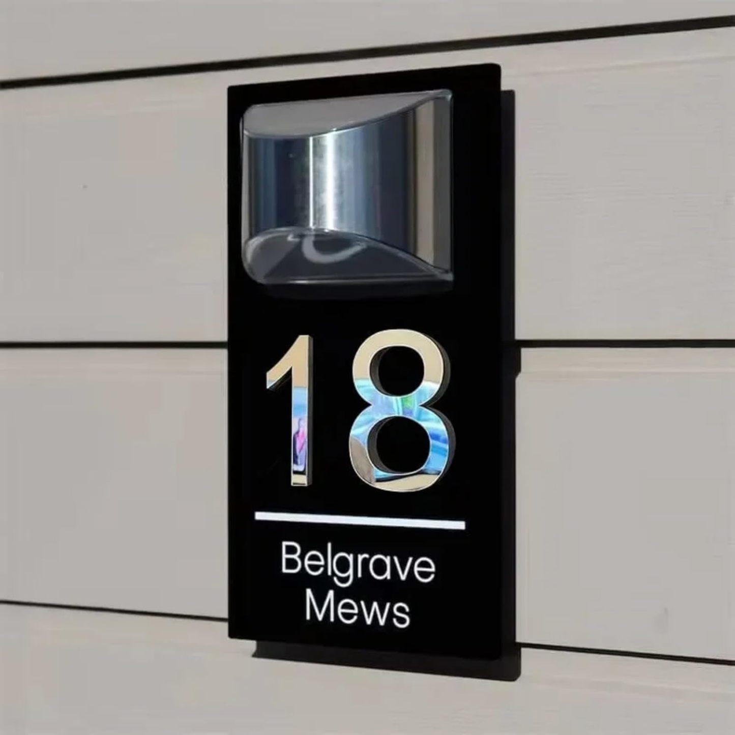 🚪Customized Solar House Sign【🌏Worldwide Shipping】