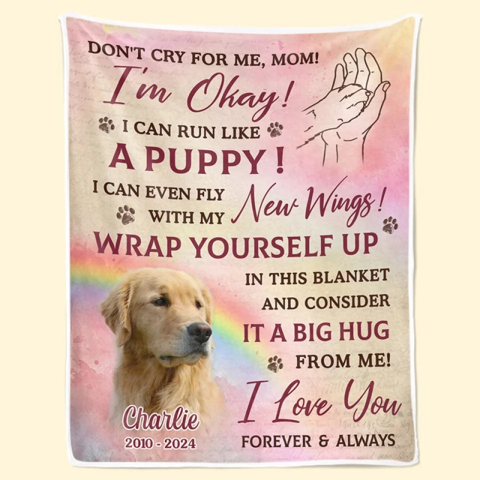 Custom Photo Run Free, Faithful Friend - Memorial Personalized Custom 