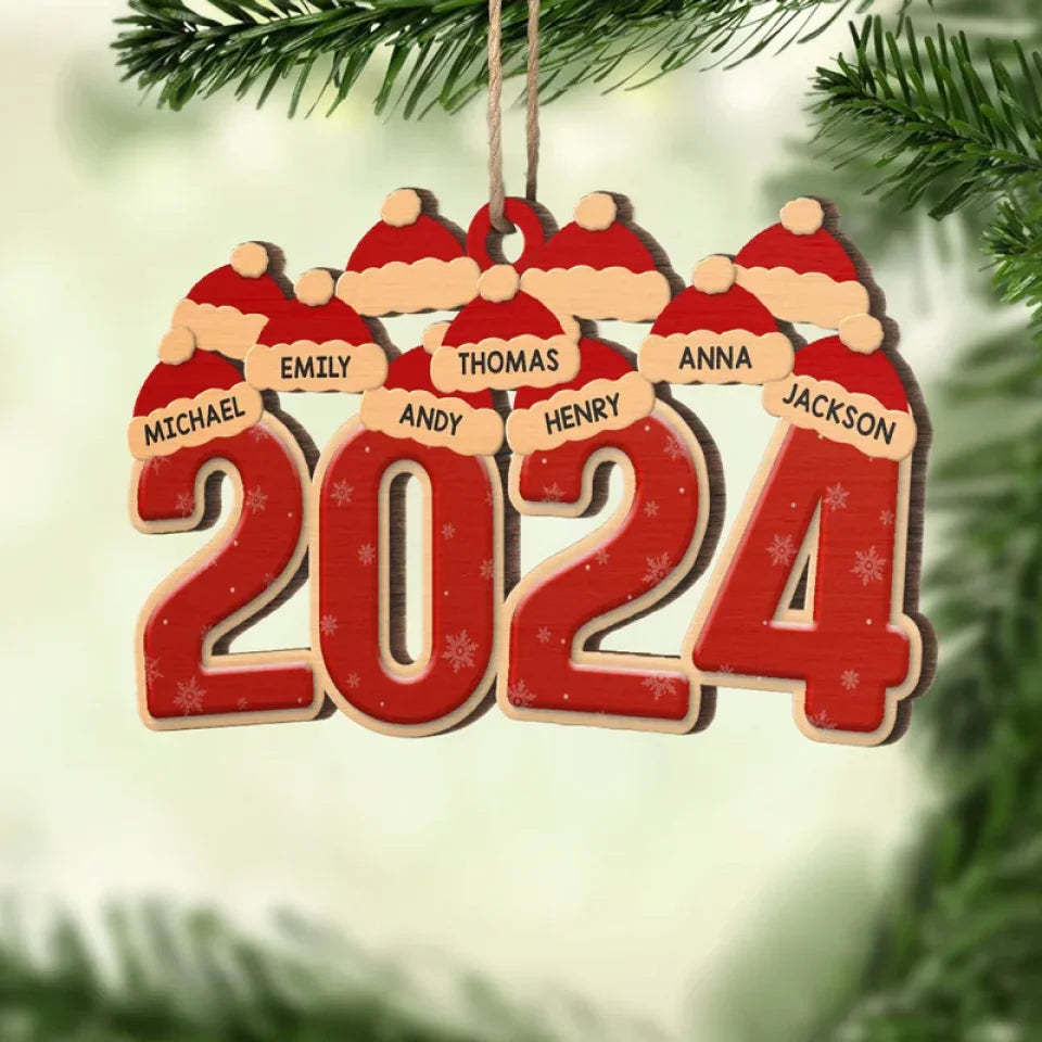 Family Makes Christmas Truly Special - Family Personalized Custom Ornament - Wood Custom Shaped - Christmas Gift For Family Members