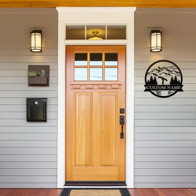 Custom Canoe Metal Wall Art With LED Lights