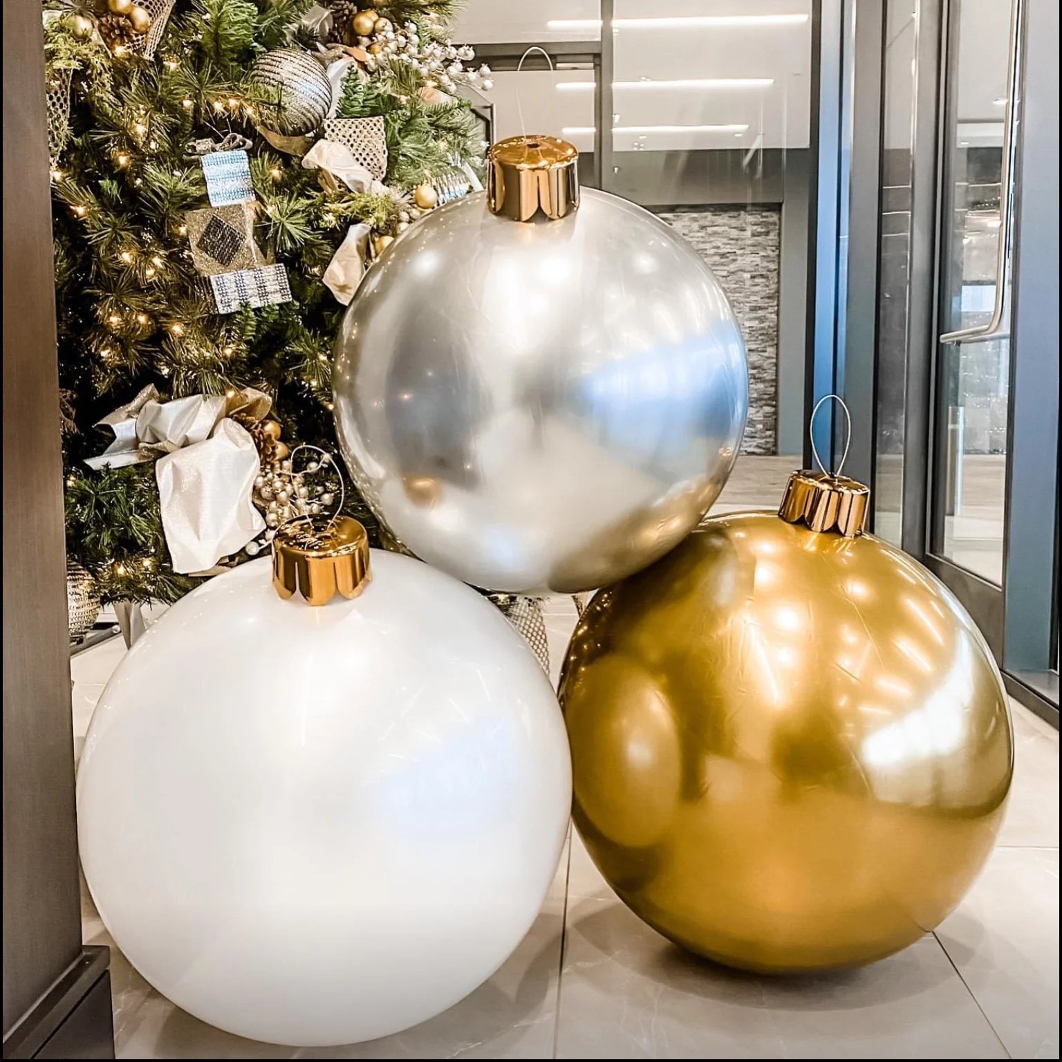 🔥Early Christmas 60% OFF🎈Oversized Inflatable Christmas Ball Decorat