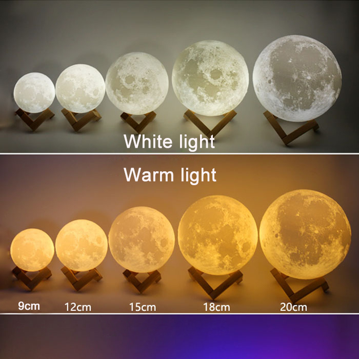 CUSTOM 3D PHOTO MOON LAMP