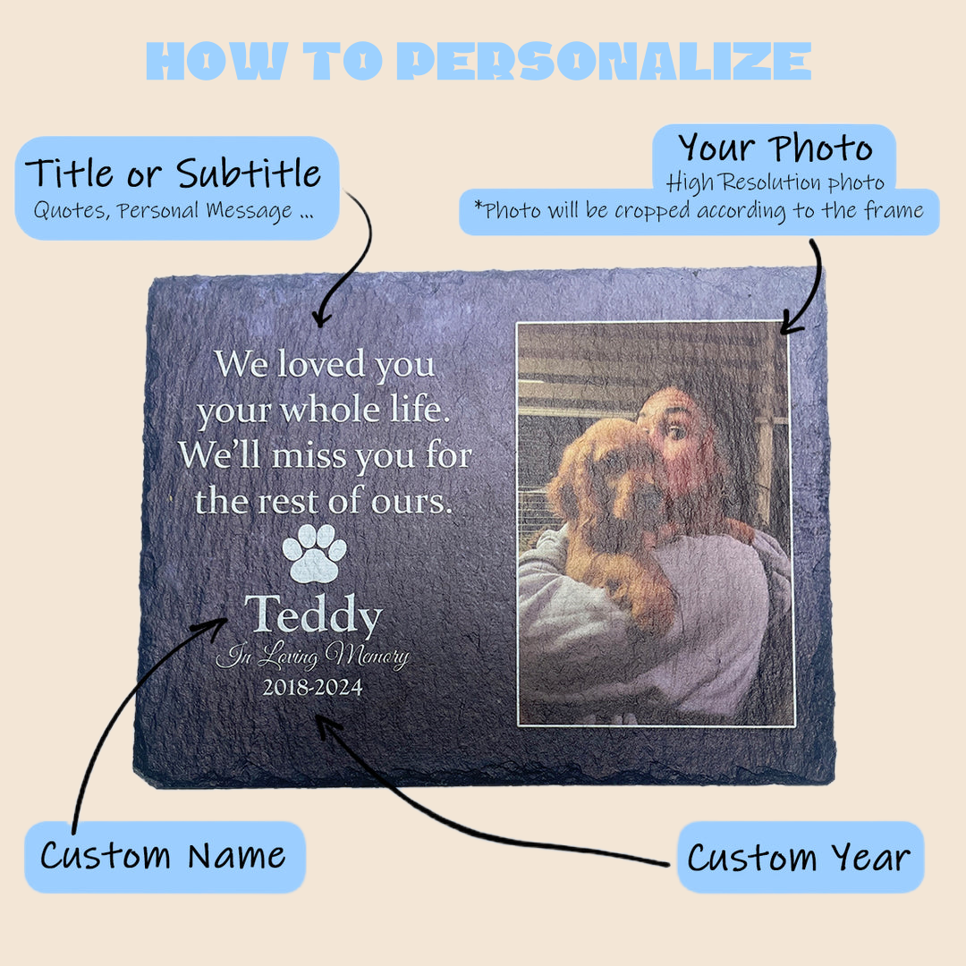 Personalized Pet Memorial Stone