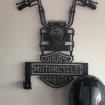 Custom Motorcycle Helmet Holder, Great Gift for Bikers