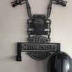 Custom Motorcycle Helmet Holder, Great Gift for Bikers