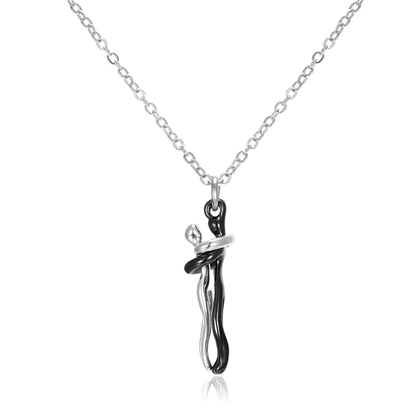 Viral Couples Hugging Necklace