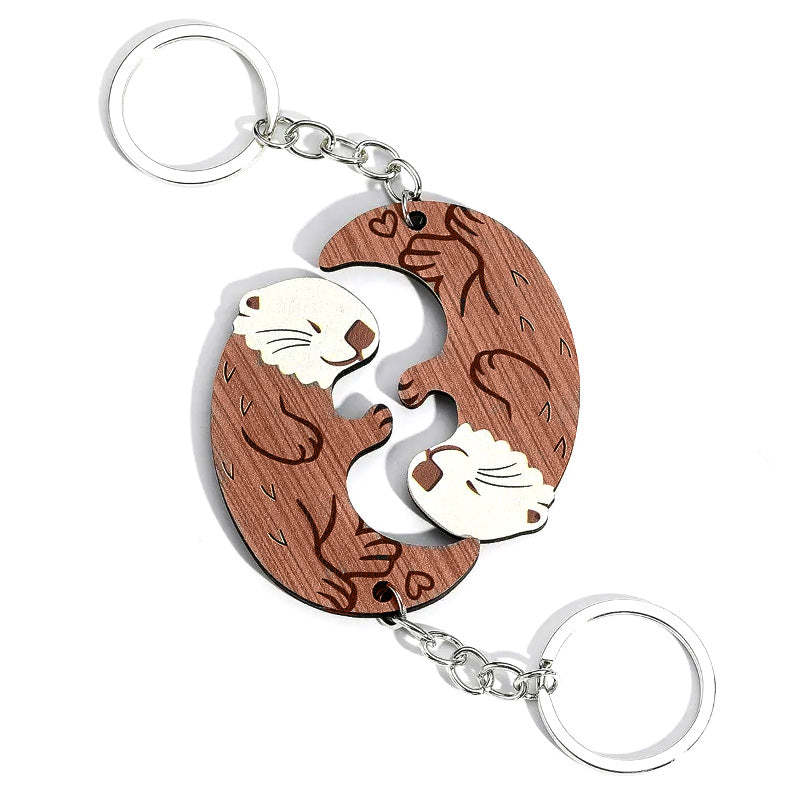 Loving otter keyring (2 pieces)