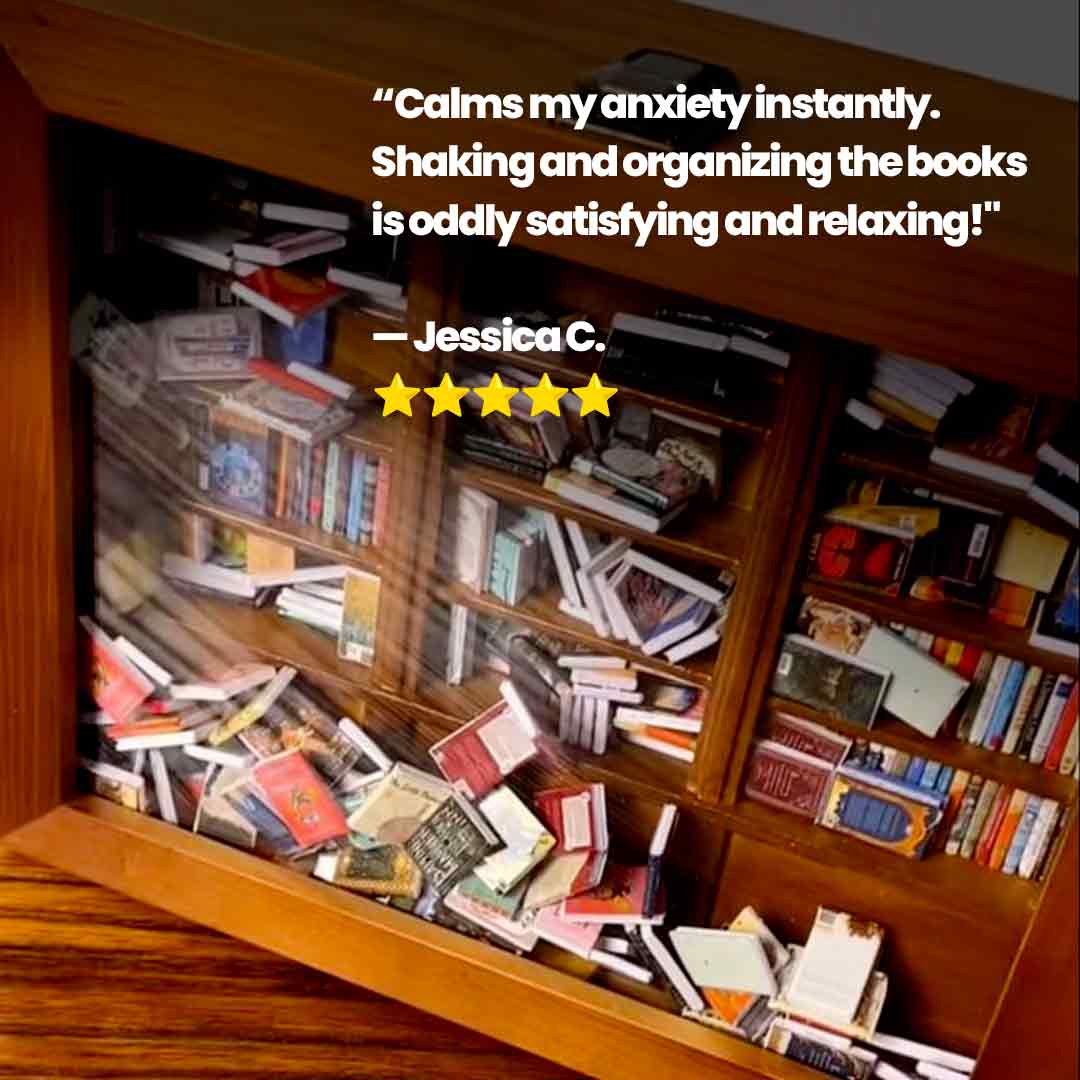 Stress-Relief Bookshelf