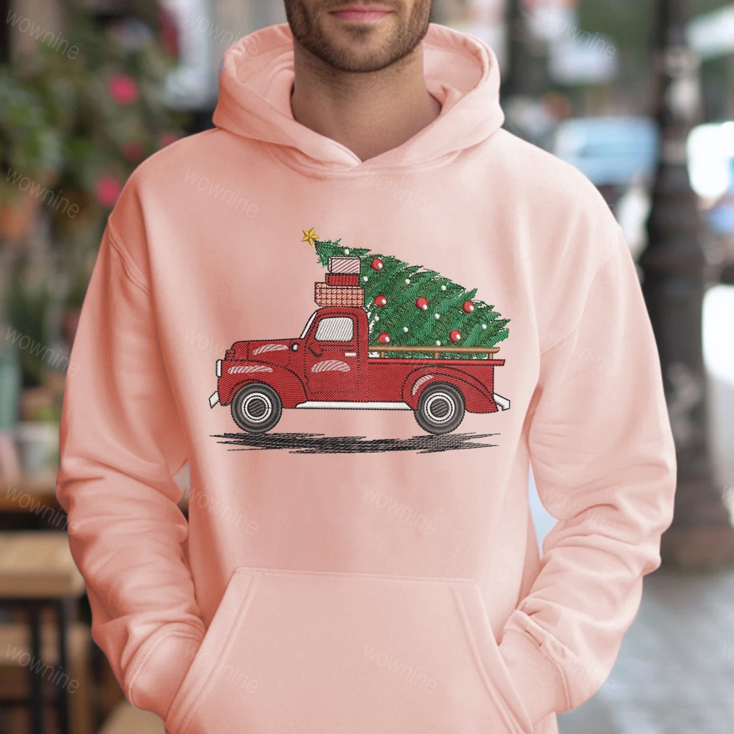 Merry Christmas Car Sweatshirt