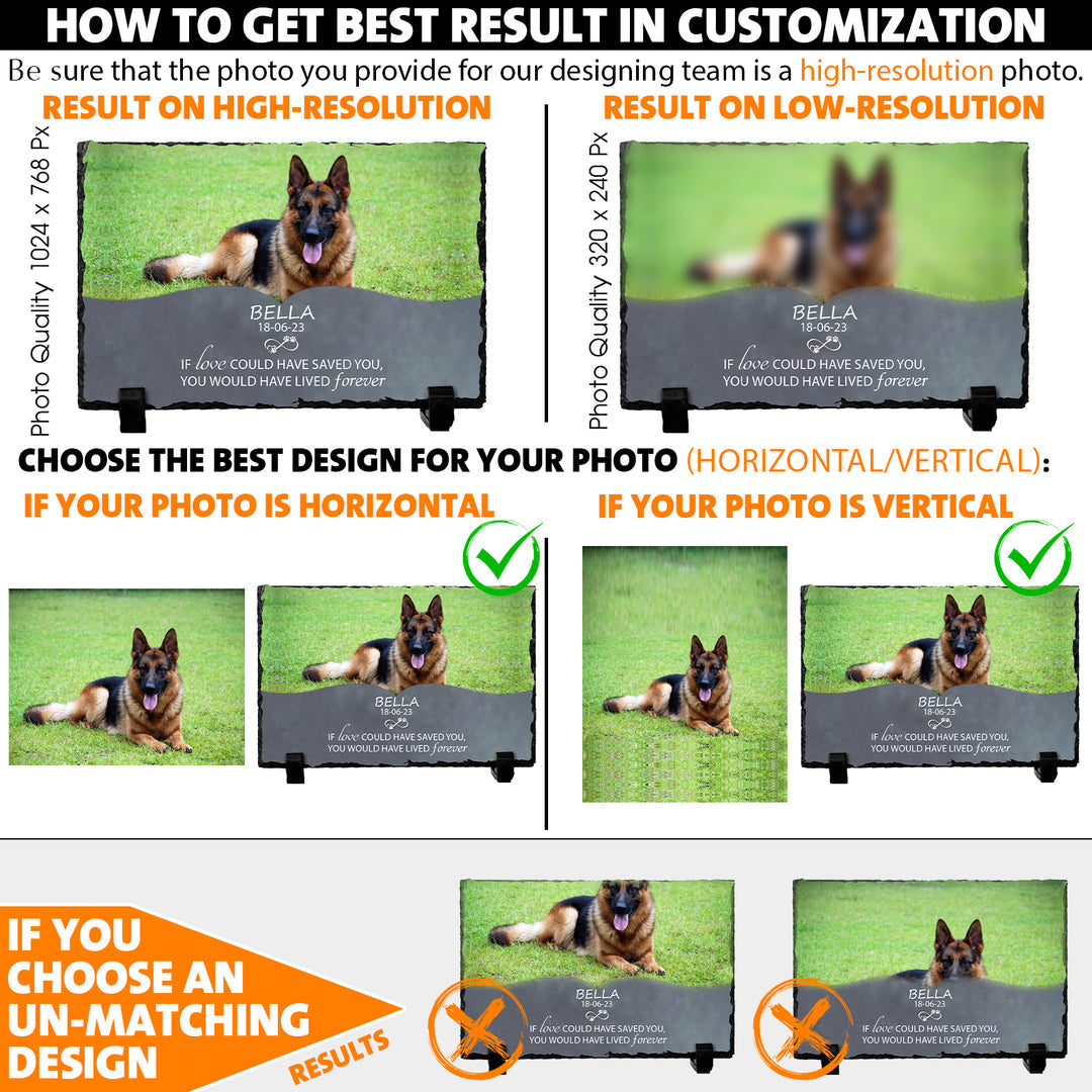 Personalized Pet Memorial Stone