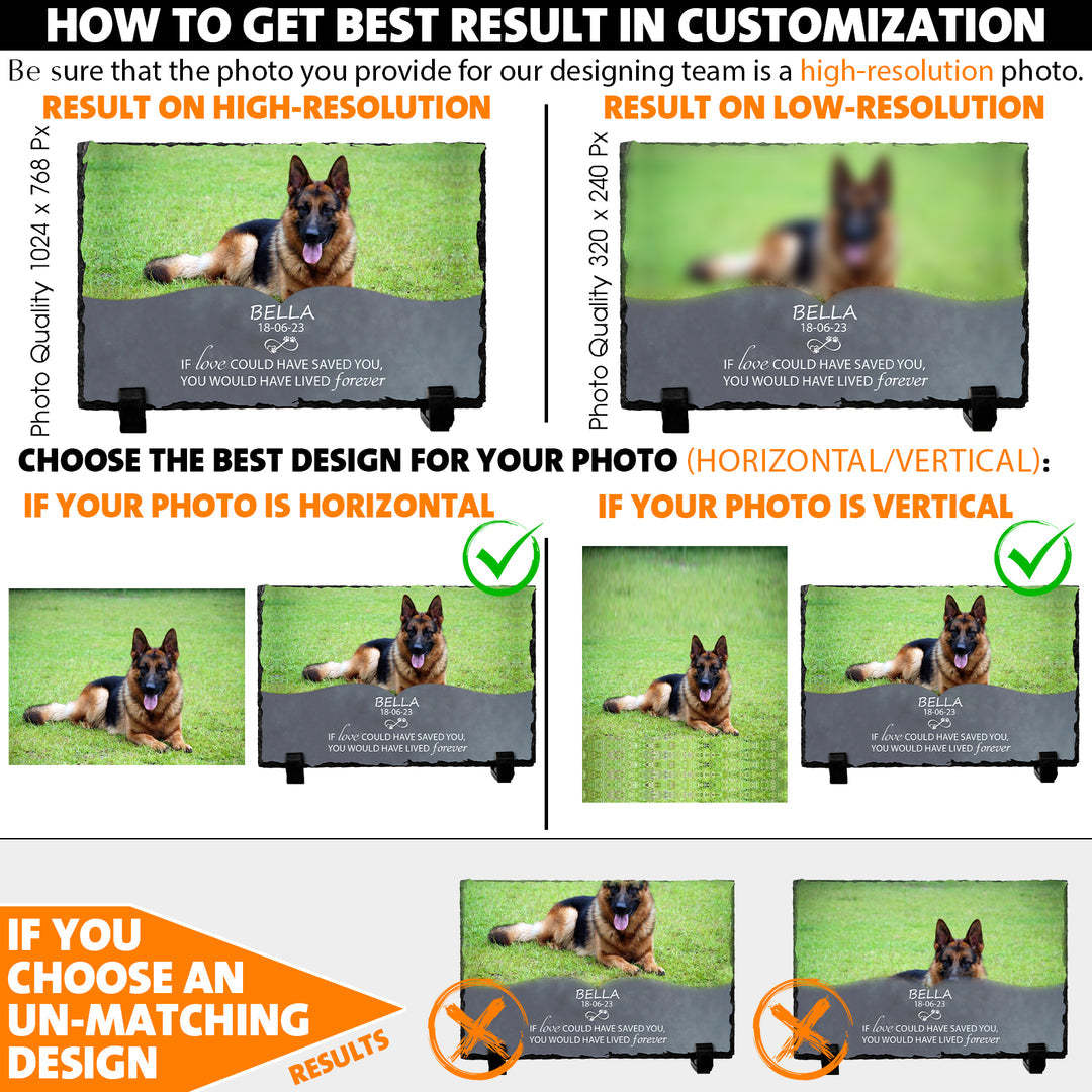 Personalized Pet Memorial Stone