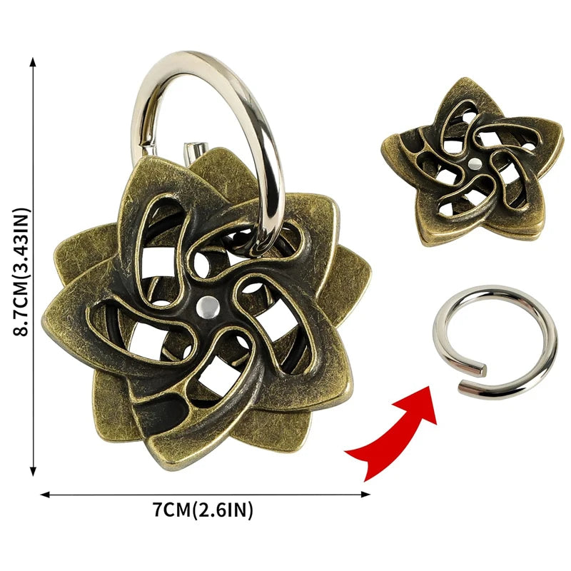 Metal Puzzle Brain Teaser IQ Test Toys Educational Mind Games Adults Child Rompecabezas Metalico Juegos De Ingenio Y Habilidad