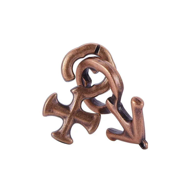 Metal Puzzle Brain Teaser IQ Test Toys Educational Mind Games Adults Child Rompecabezas Metalico Juegos De Ingenio Y Habilidad