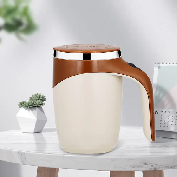 Automatic Self Stirring Coffee Mug – Magnetic Coffee Mixing Cup Stainless Steel Blender