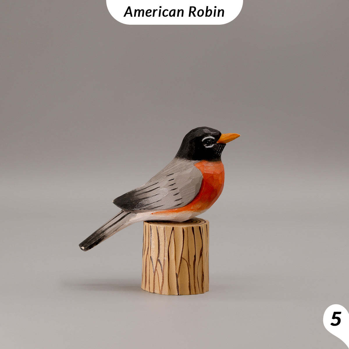 Handcrafted Birds + Stands