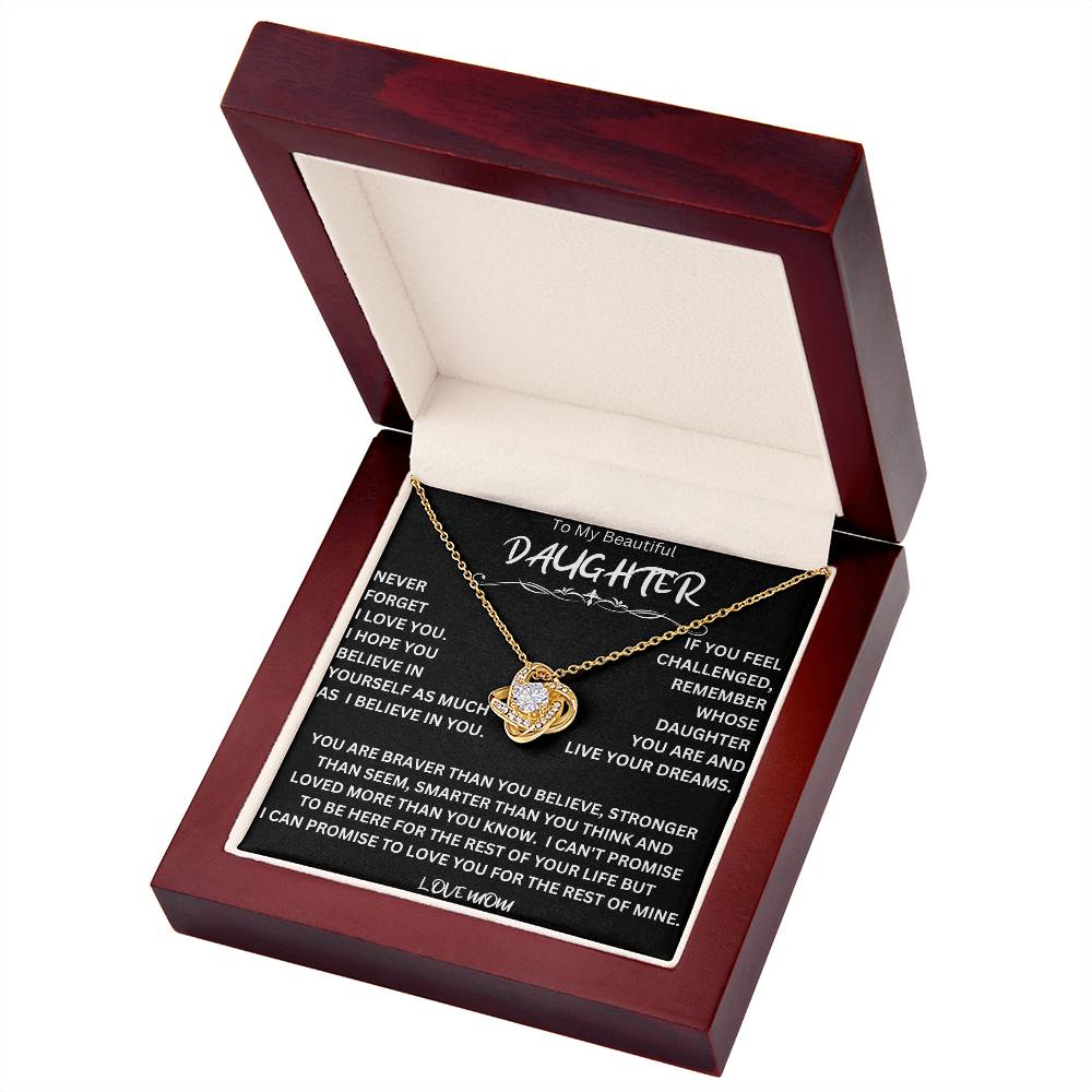 Live Your Dreams Necklace Gift For Daughter