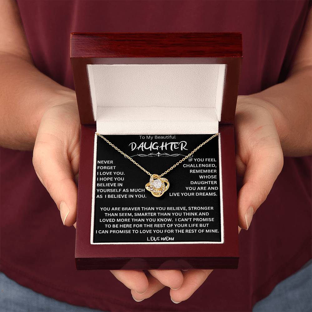 Live Your Dreams Necklace Gift For Daughter