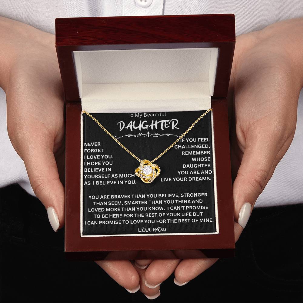 Live Your Dreams Necklace Gift For Daughter