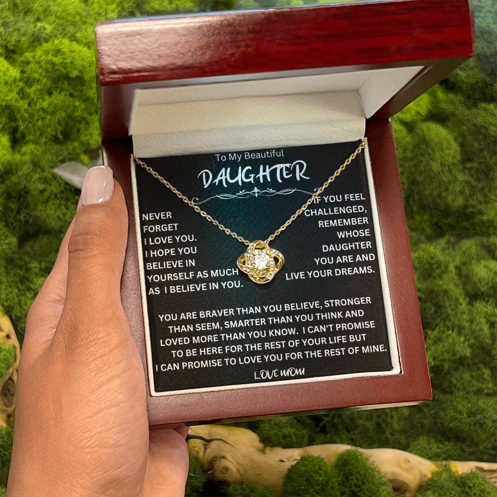 Live Your Dreams Necklace Gift For Daughter