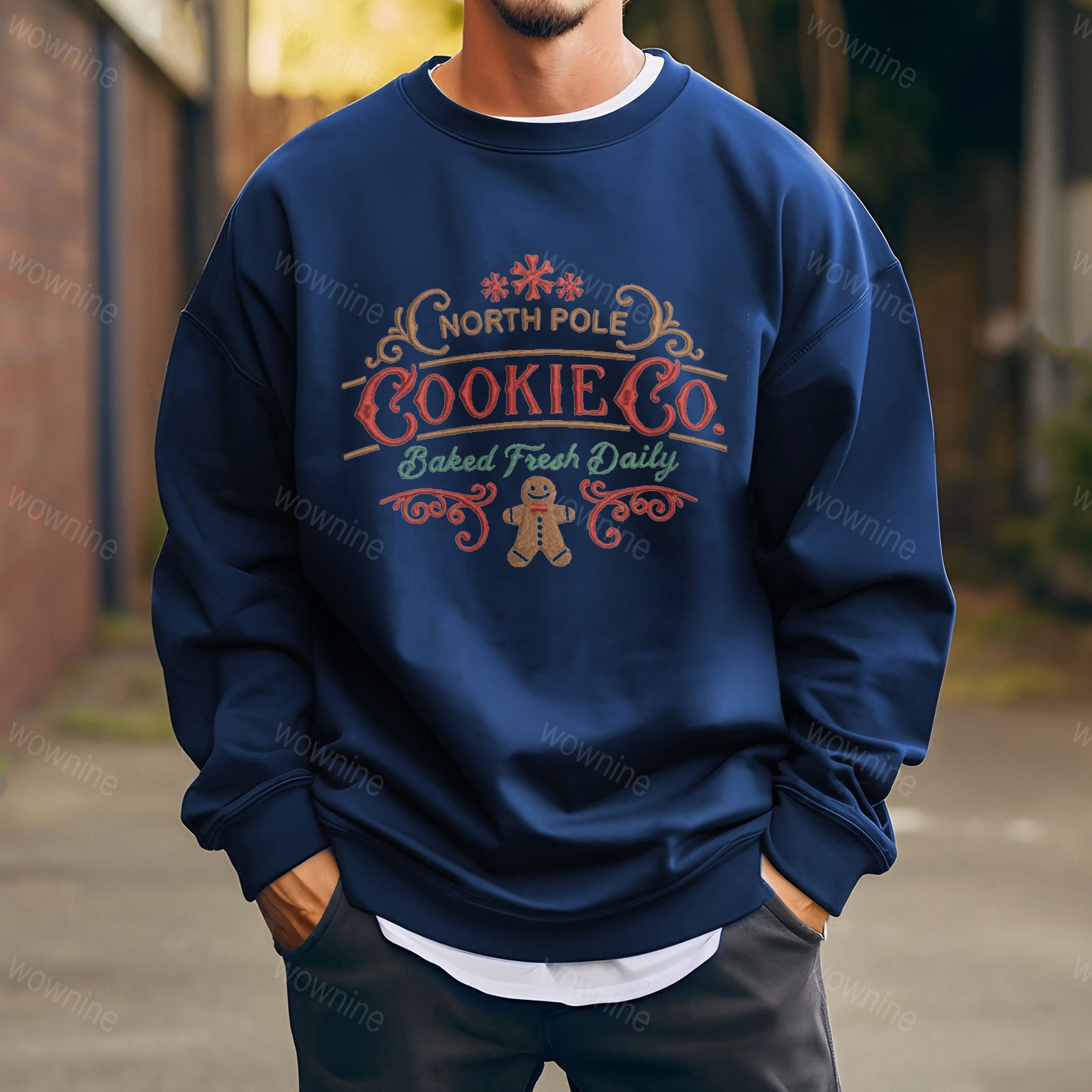 North Pole Cookie Co Embroidered Sweatshirt