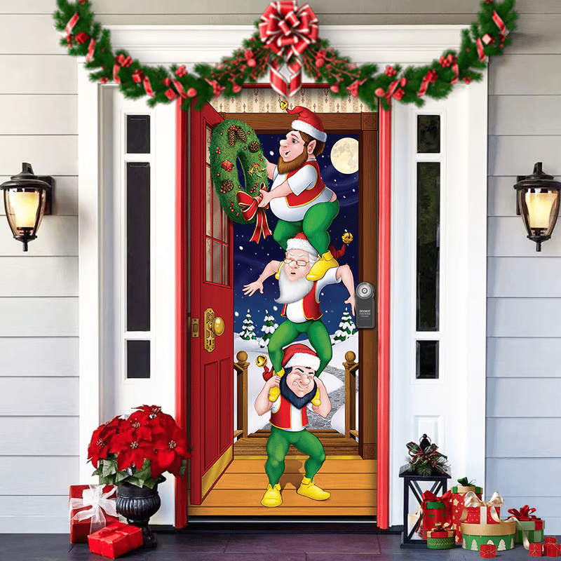 🎄Christmas Hot Sale 60% OFF🔥2024 Christmas Front Door Decoration