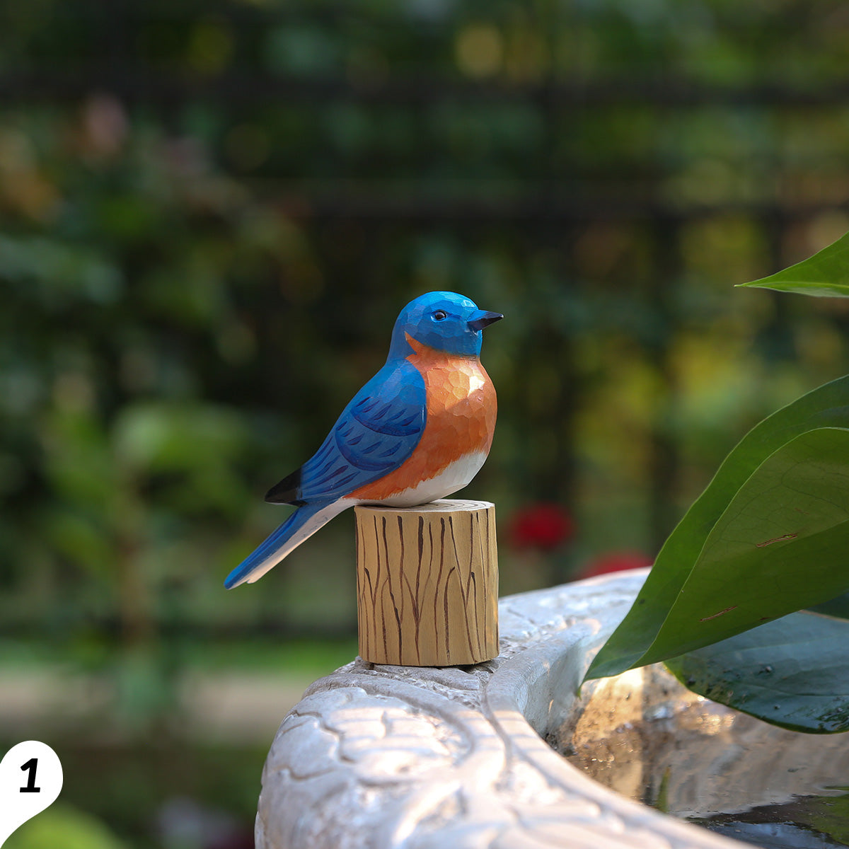 Handcrafted Birds + Stands