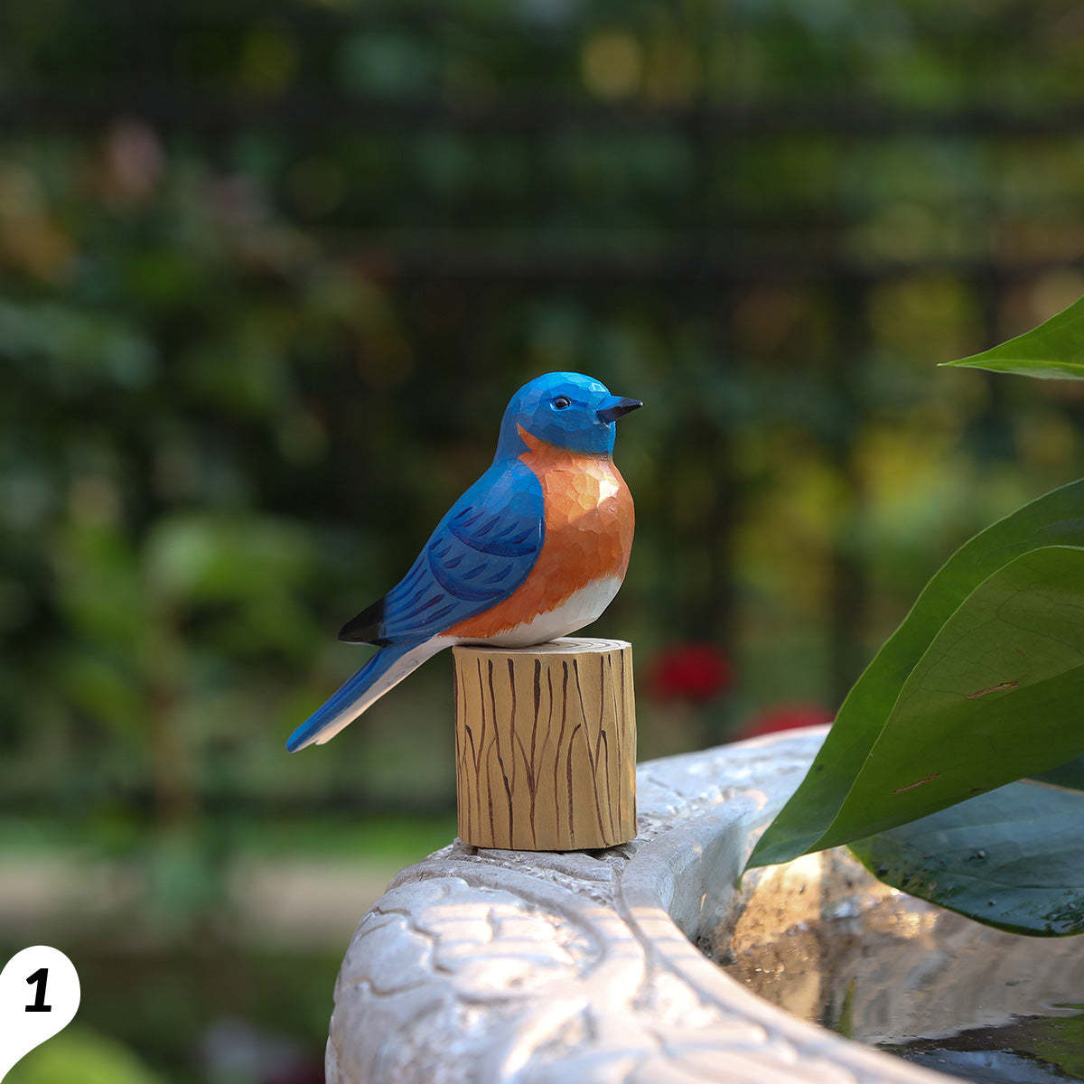 Handcrafted Birds + Stands