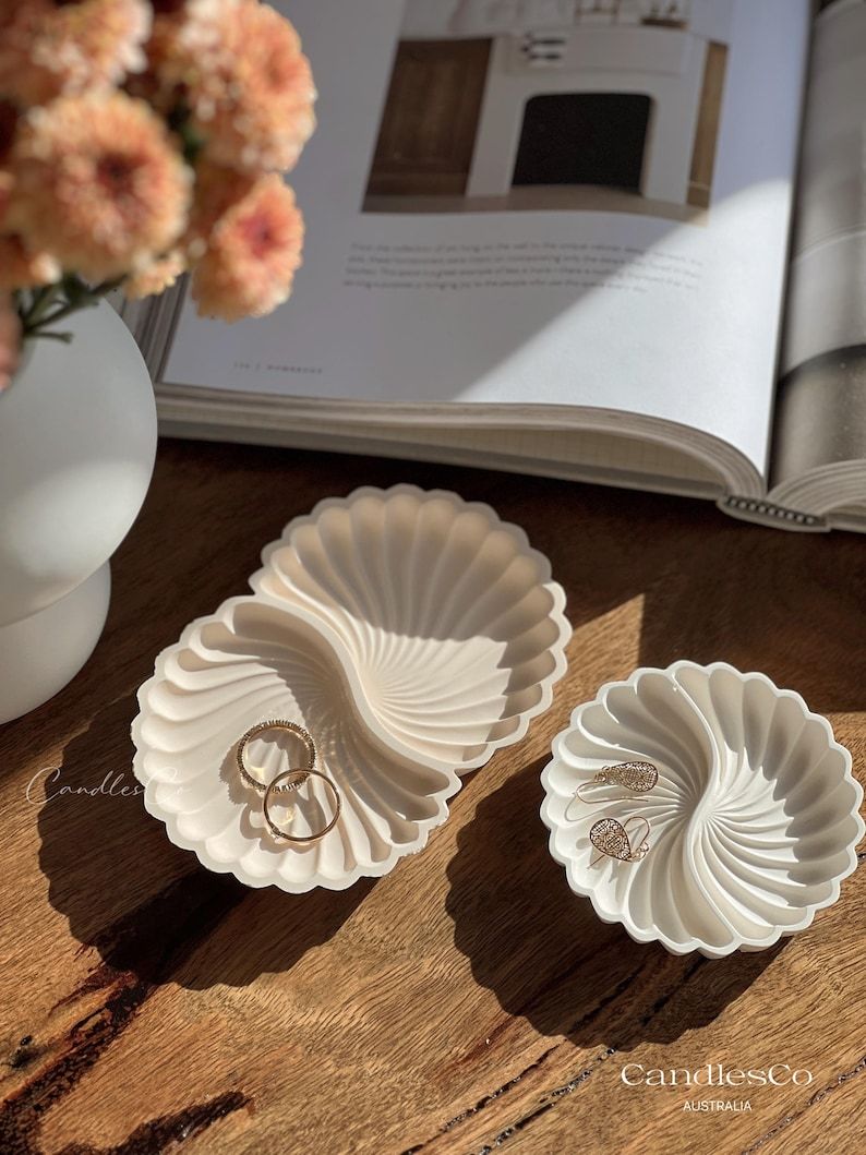 Shell Tray Trinket Dish| Trinket Gift for Her |Mothers Day| Eco Friendly Gifts| Homewares| Ring Bowl | Jewellery Trinket | Jewelry Dish