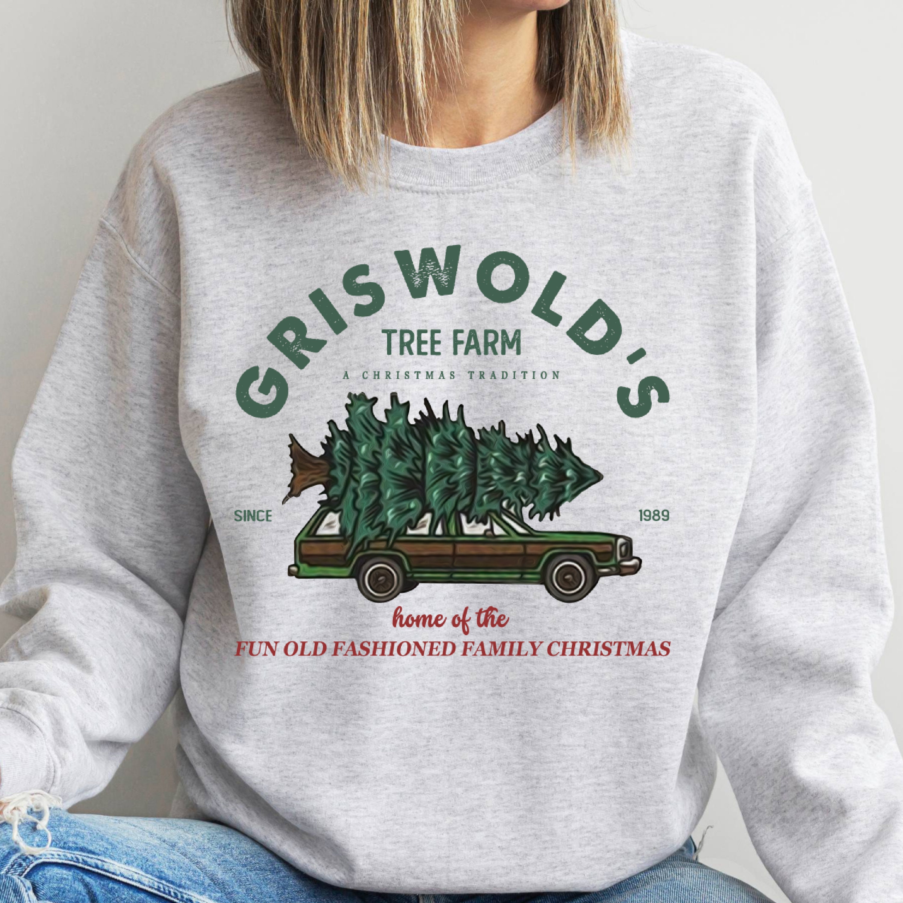 Vintage Griswold Christmas Sweatshirt, Christmas Sweatshirt,Christmas Crewneck,Christmas Vacation, Sand Sweatshirt