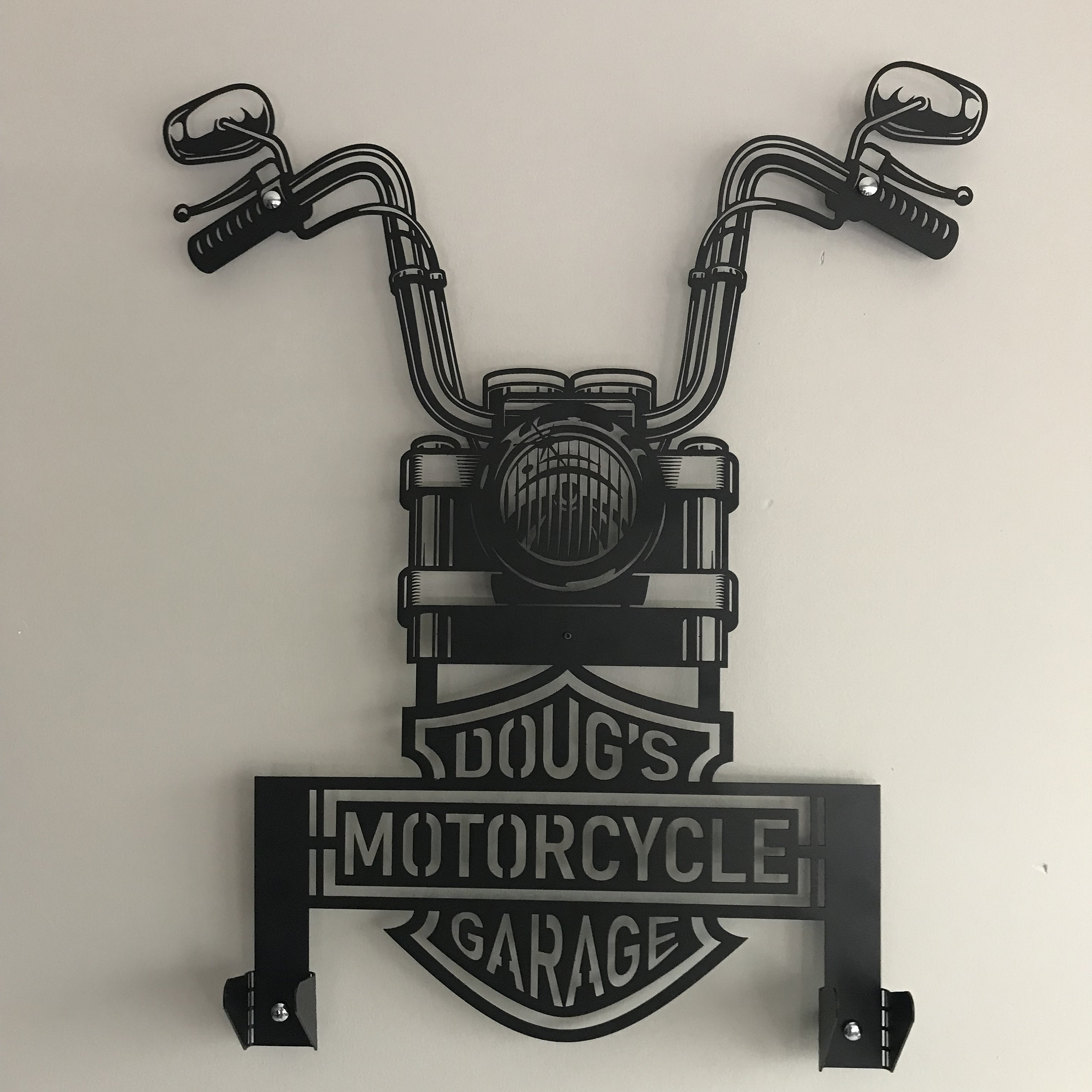 Custom Motorcycle Helmet Holder, Great Gift for Bikers