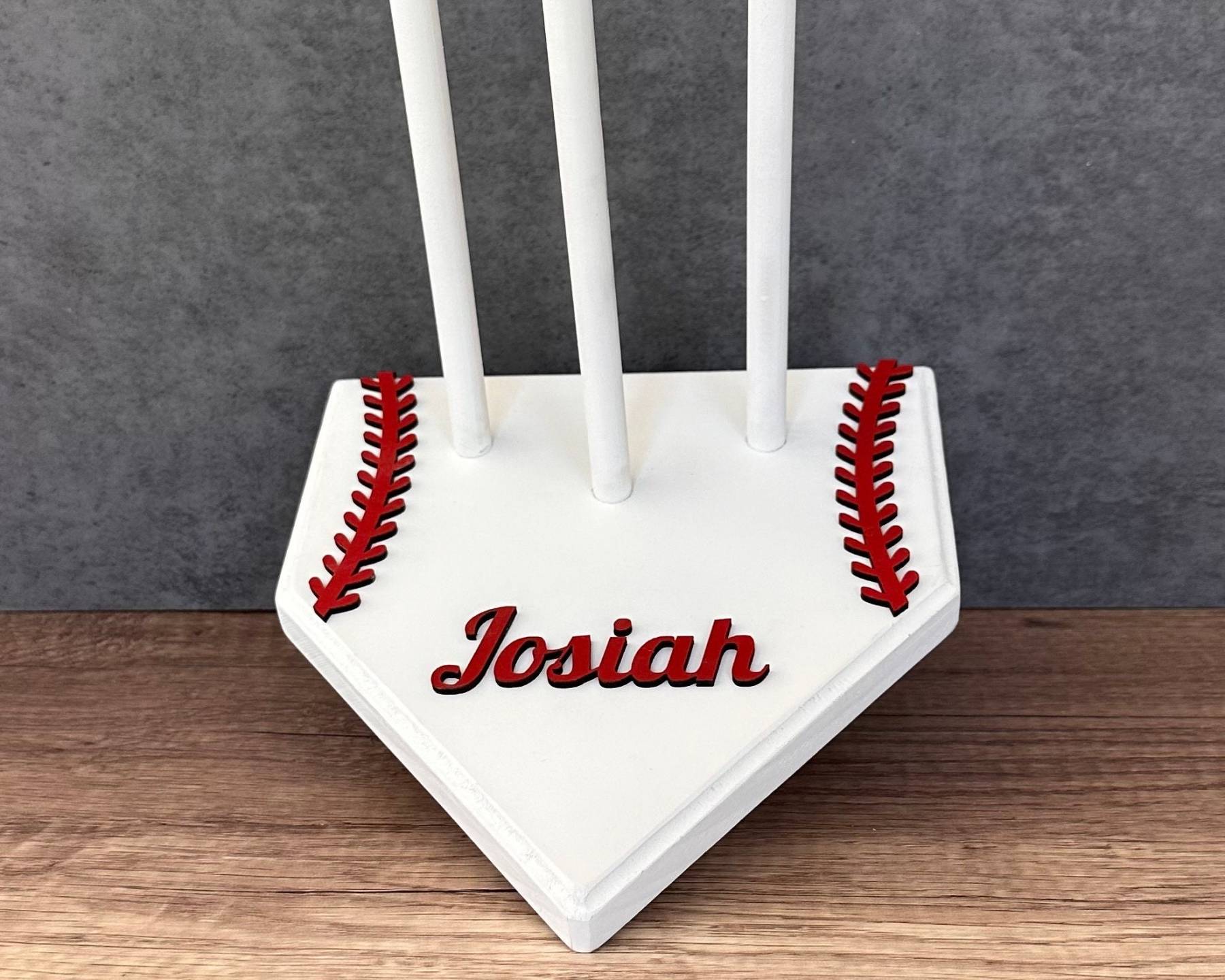 Customized Baseball Ring Holder, Softball Ring Display, Sports Ring Display, Medal Display, Athlete Gift, Sports Decor, Home Plate Ring