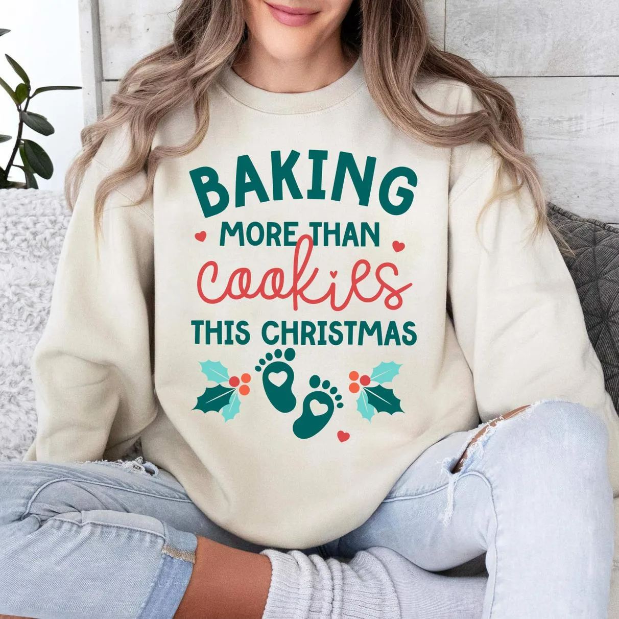Mom To Be Christams Sweatshirt