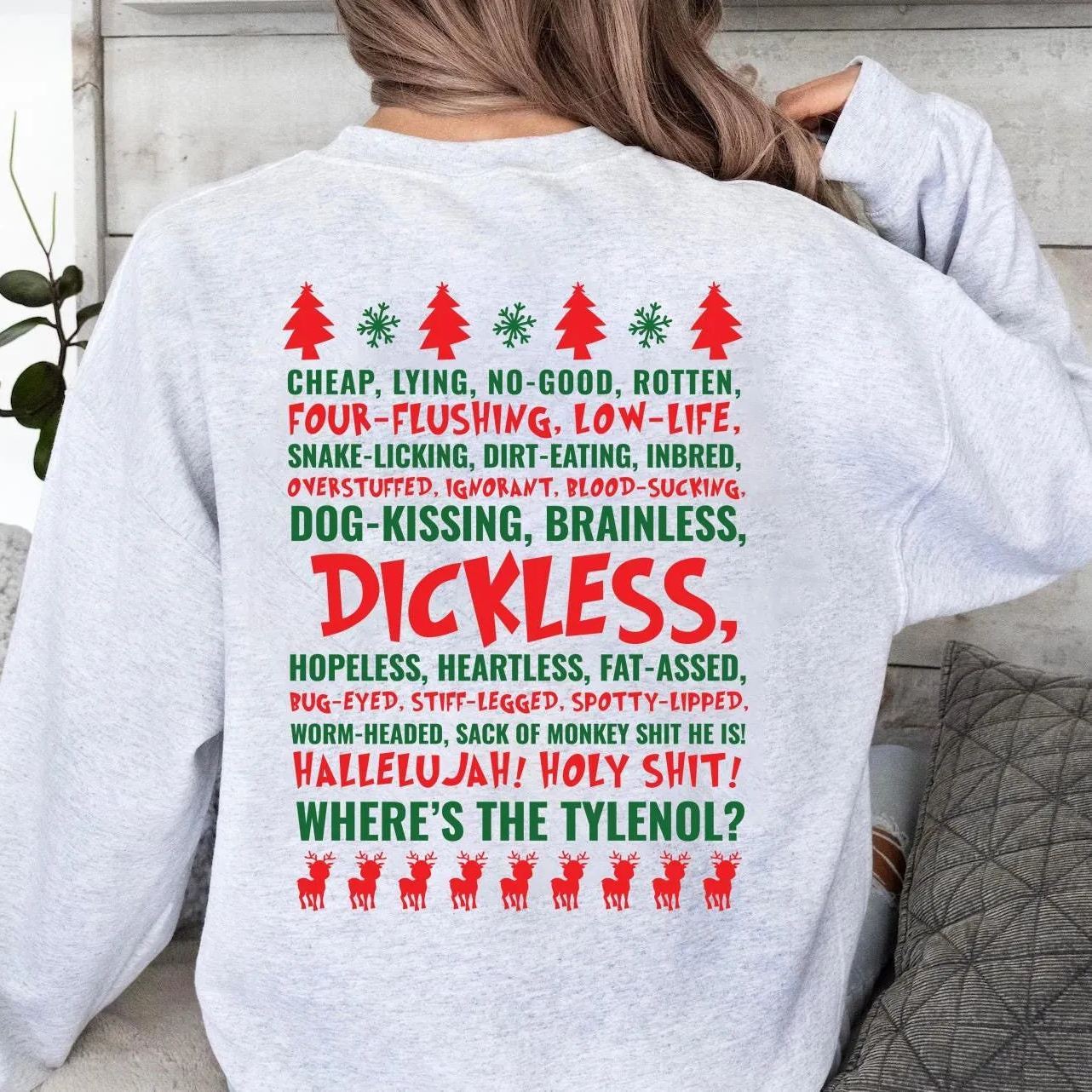 Griswold Family Christmas Shirt, Funny Christmas Shirt, Dickless Sweatshirt,Clark Griswold Shirt