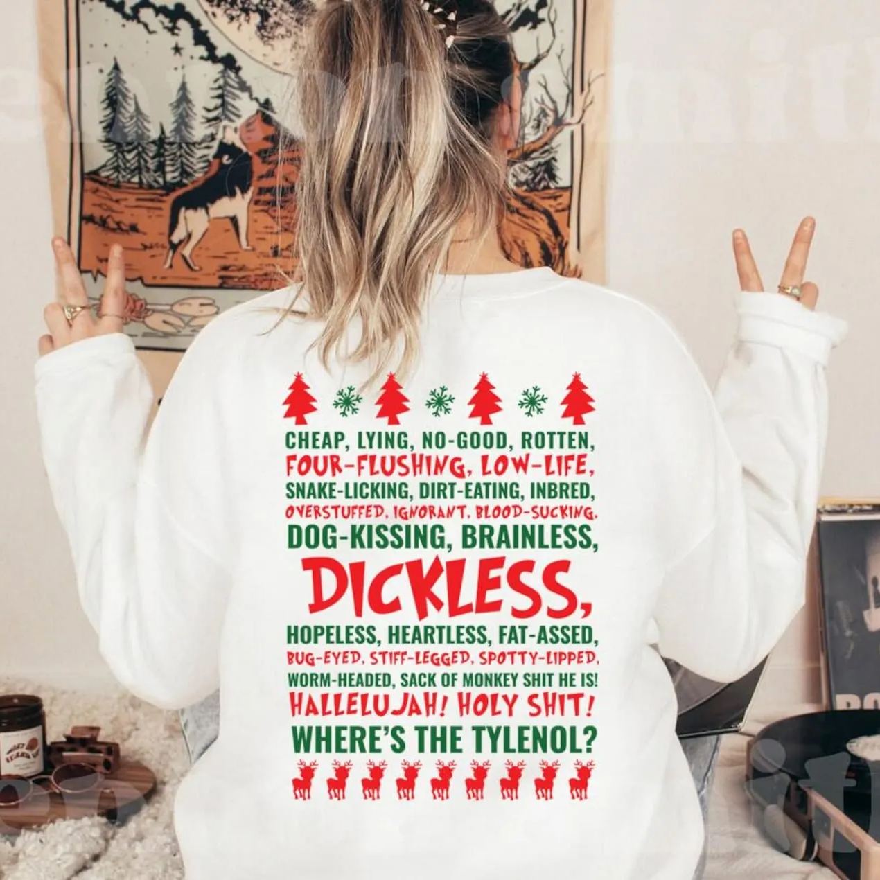 Griswold Family Christmas Shirt, Funny Christmas Shirt, Dickless Sweatshirt,Clark Griswold Shirt