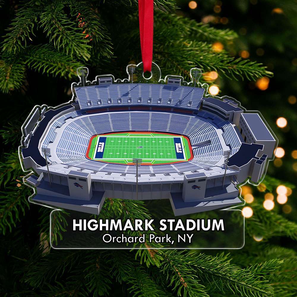 Personalized Gifts For American Football Fan Ornament, Football Stadiu