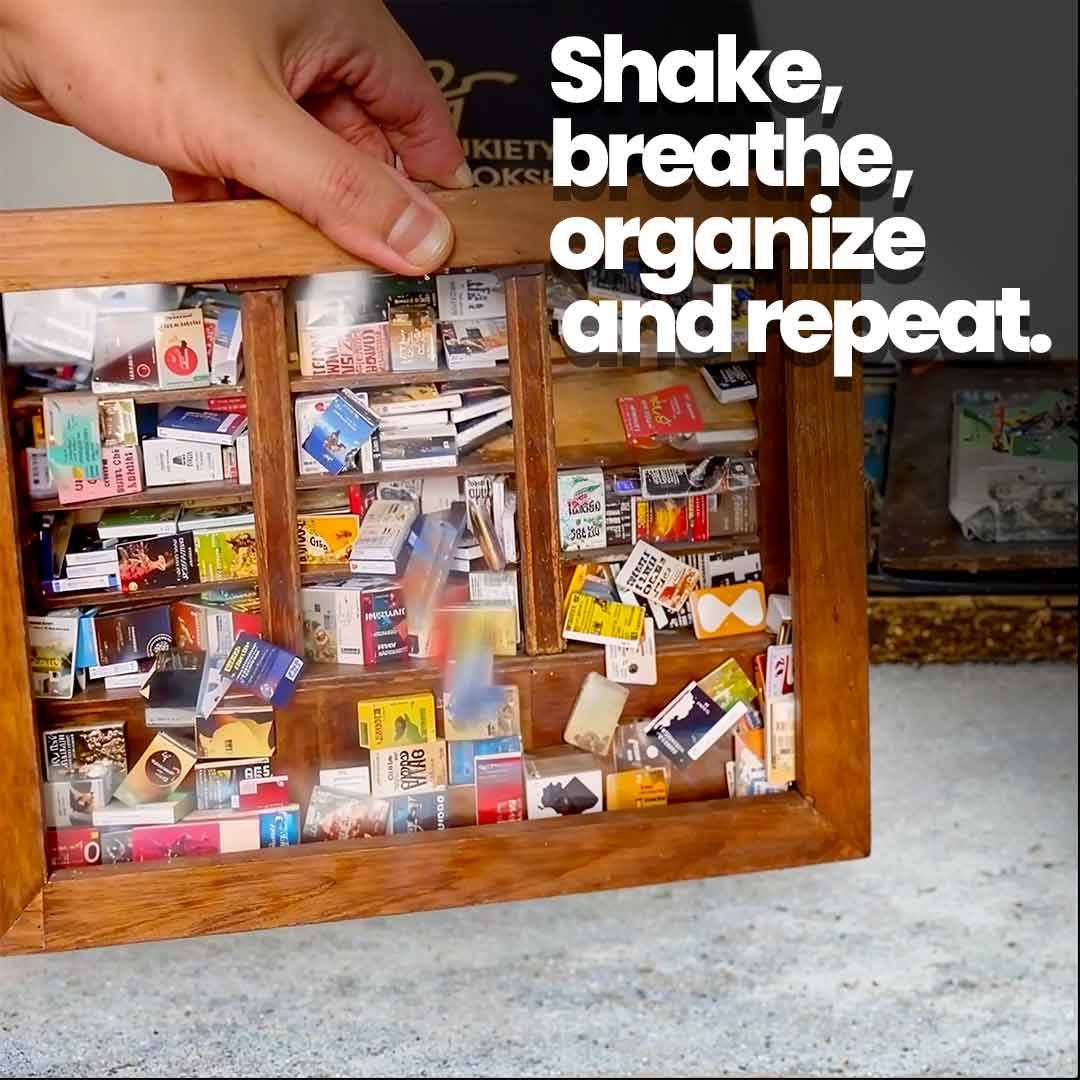 Stress-Relief Bookshelf