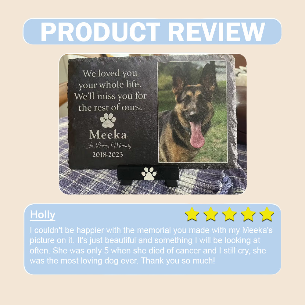 Personalized Pet Memorial Stone